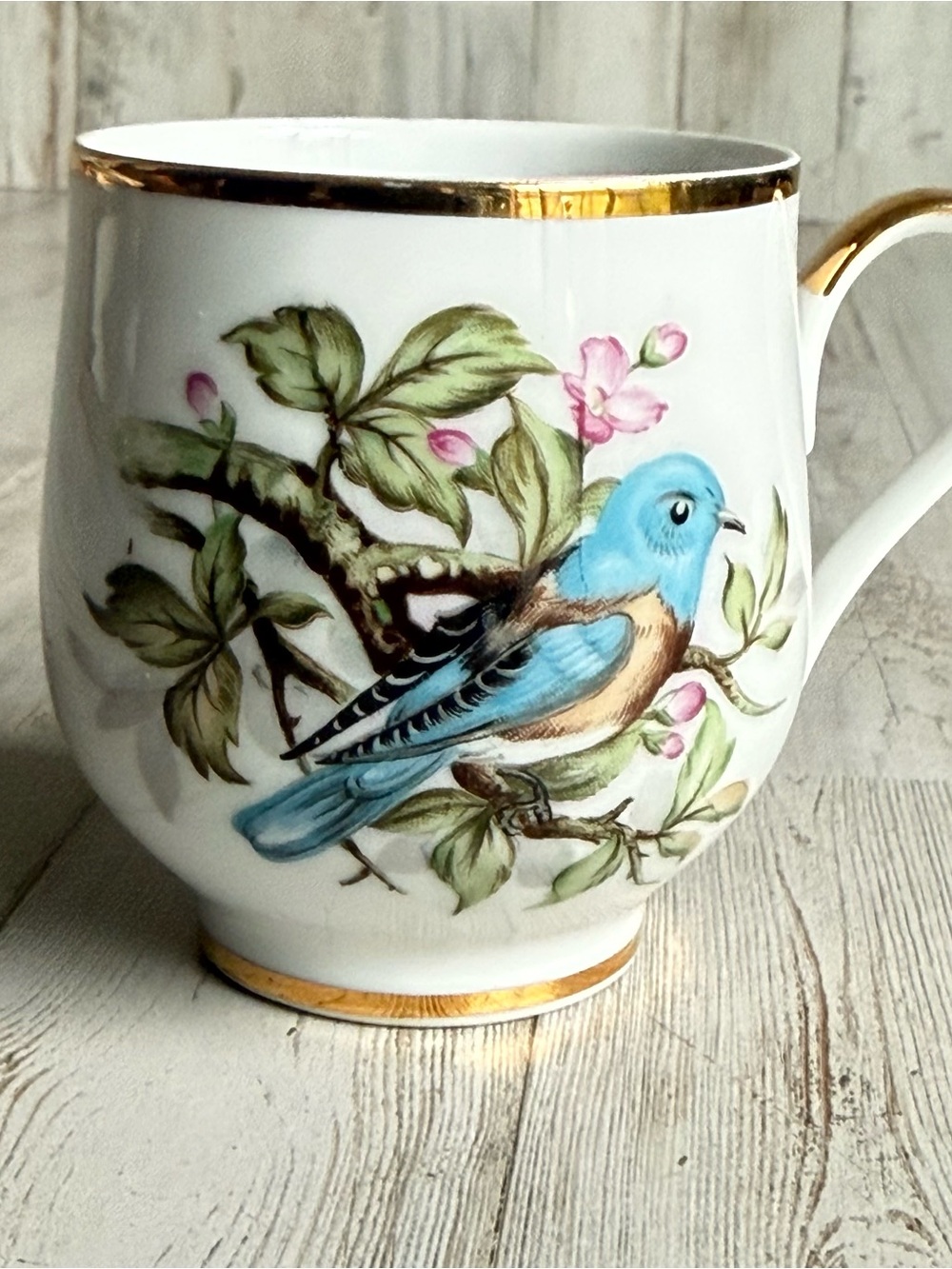 Vintage Norcrest Fine China Hand Painted Tea Cup